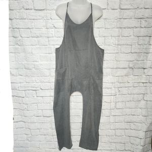Grey TikTok Overalls